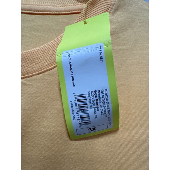 All in Motion Women's Yellow T-Shirt - Plus Size 3X - Picture 2 of 8